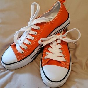 Orange converse